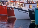 Lobster fishing boats