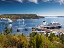 Cruise ships in the heart of Ha! Ha! Bay