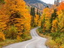 Saguenay's road in autumn
