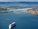 Norwegian Dawn dans la baie de Gaspé