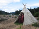 Native encampment