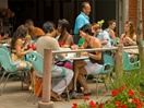 Terrace in the downtown
